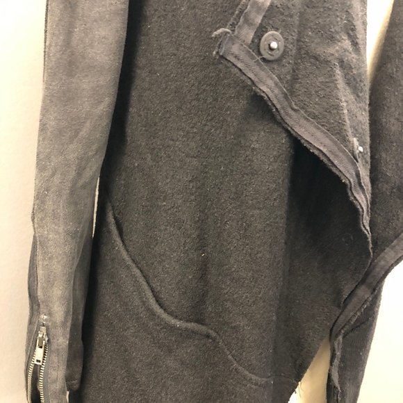 Free People Hooded High Low Jacket - Picture 2 of 4